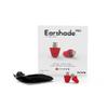 Flare Earshade Pro  Earplugs  Block Sound  Aerospace Titanium & Super Soft Memory Foam  Red view 3
