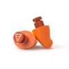 Flare Earshade  Earplugs  Block Sound  Aerospace Aluminium & Super Soft Memory Foam  Orange view 1