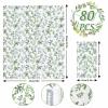 AnyDesign Greenery Guest Napkins 3 Ply Disposable Green Leaves Napkins Spring Summer Plants Dinner Hand Napkin for Wedding Baby Shower Party Supplies Kitchen Bathroom Table Decor, 80 Pack view 2