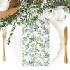 AnyDesign Greenery Guest Napkins 3 Ply Disposable Green Leaves Napkins Spring Summer Plants Dinner Hand Napkin for Wedding Baby Shower Party Supplies Kitchen Bathroom Table Decor, 80 Pack view 4