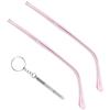 1 Pair Metal Glasses Replacement Arms and Multifunctional 3 in 1 Screwdriver Glasses Repair ToolsEyewear Frame Temple Replacement Accessories for Thin Metal Glasses, Sunglasses view 1