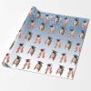 InterestPrint Customized Senior 2023 Gift Wrapping Paper Personalized Photo Graduation Wrapping Paper Class of 2023 Blue Gradient Glitter Wrap Paper Roll 58x23 for Women Men Kids Boys Girls Graduation 3 Roll view 2