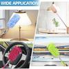 4 Pack 13" to 30" Extendable Feather Duster Kit, Washable Duster Head, Microfiber Duster for Office, Car, Window, Furniture view 4