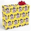 InterestPrint Personalized Photo Wrapping Paper Custom Class of 2024 Yellow Gift Wrapping Paper Roll with Printed Face Senior 2024 Gift for High School College Graduate 5 Roll view 1