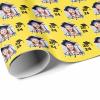 InterestPrint Personalized Photo Wrapping Paper Custom Class of 2024 Yellow Gift Wrapping Paper Roll with Printed Face Senior 2024 Gift for High School College Graduate 5 Roll view 3
