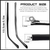 1 Pair Metal Glasses Replacement Arms and Multifunctional 3 in 1 Screwdriver Glasses Repair ToolsEyewear Frame Temple Replacement Accessories for Thin Metal Glasses, SunglassesBlack view 2