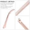 1 Pair Metal Glasses Replacement Arms and Multifunctional 3 in 1 Screwdriver Glasses Repair ToolsEyewear Frame Temple Replacement Accessories for Thin Metal Glasses, SunglassesRose Gold view 3