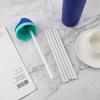 19 oz Replacement Straws for Owala FreeSip, 6PCS Reusable Plastic Straws with Cleaning Brush for Owala Flip Insulated Stainless Steel Water Bottle 19oz Tumbler Accessories Parts (White) view 4