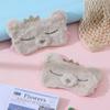 2pcs Plush Eye Mask for Sleeping Cute Lightweight Blindfolds for Boys and Girls Adults for Travel Nap and Deep Sleep Soft and Design view 3