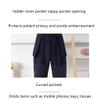 Urine Bag Pants Incontinence Care Trousers Ostomy Drainage Bag Care Pants for Elderly Heathy Care Clothing (Color : Black, Size : X-Large) view 4