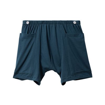 Incontinence Care Shorts Urinate Drainage Bag Underwear with Double Pocket for Daytime Outdoor Activity (Color : Green, Size : X-Large)