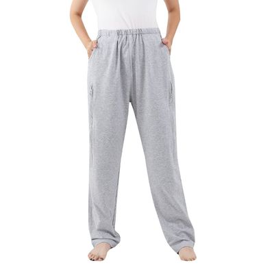Incontinence Care Trousers Urine Bag Pants with with Hidden Double Pocket for Men & Women Post Surgery Pants (Color : Gray, Size : XX-Large)