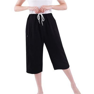 Incontinence Care Trousers Ostomy Drainage Bag Care Clothes Comfortable Fabric Suitable for Incontinent People (Color : Black, Size : XX-Large)