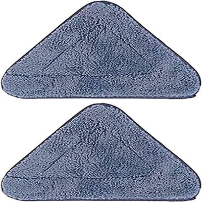 360 Rotatable Adjustable Cleaning Mop - Extendable Triangle Wall Cleaning Mop, Imitation Hand Twist Quick Dry Mop, Long Handle Microfiber Spin Mop Head Replacement for Ceiling, Wall (Z - 2 Mops)