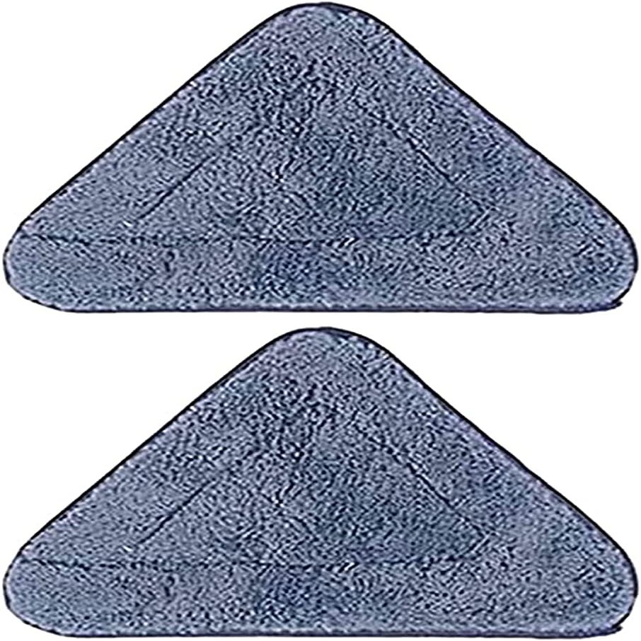 360 Rotatable Adjustable Cleaning Mop - Extendable Triangle Wall Cleaning Mop, Imitation Hand Twist Quick Dry Mop, Long Handle Microfiber Spin Mop Head Replacement for Ceiling, Wall (Z - 2 Mops)