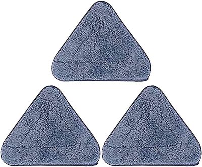 360 Rotatable Adjustable Cleaning Mop - Extendable Triangle Wall Cleaning Mop, Imitation Hand Twist Quick Dry Mop, Long Handle Microfiber Spin Mop Head Replacement for Ceiling, Wall (Z - 3 Mops)
