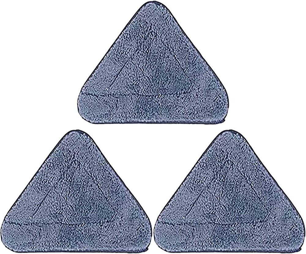 360 Rotatable Adjustable Cleaning Mop - Extendable Triangle Wall Cleaning Mop, Imitation Hand Twist Quick Dry Mop, Long Handle Microfiber Spin Mop Head Replacement for Ceiling, Wall (Z - 3 Mops)