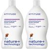 Attitude Dish Soap, Plant-based, Hypoallergenic, Eco-friendly, Coriander & Olive, 23.7 Fl Oz (Pack of 2) view 1