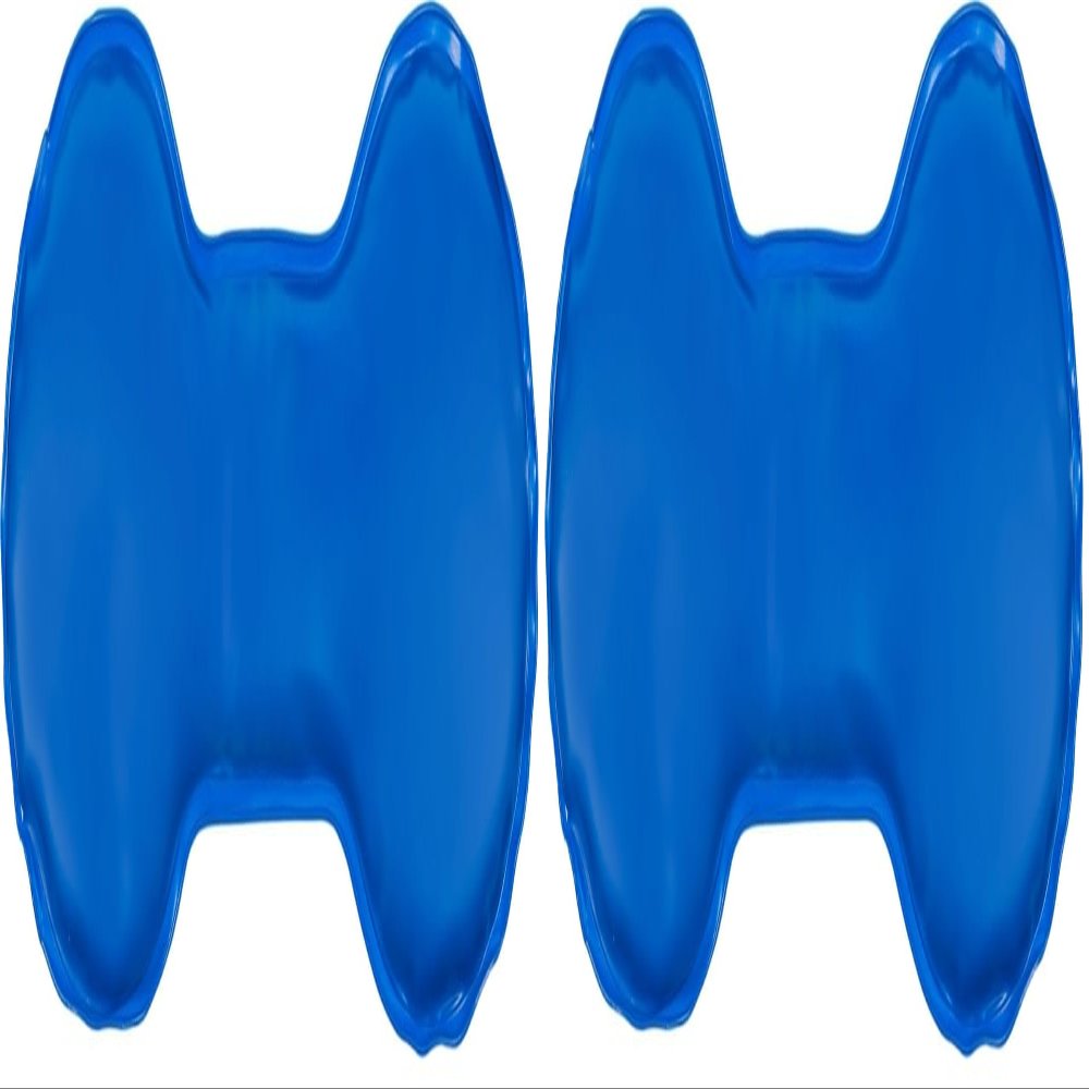 Chattanooga ColPac Reusable Gel Ice Pack Cold Therapy for Eye, Forehead, Neck for Aches, Swelling, Bruises, Inflammation, Fever - Blue 8.5 x 3.75 Inch (Pack of 2)