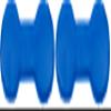 Chattanooga ColPac Reusable Gel Ice Pack Cold Therapy for Eye, Forehead, Neck for Aches, Swelling, Bruises, Inflammation, Fever - Blue 8.5 x 3.75 Inch (Pack of 2) view 1