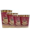VeZee 16oz - Disposable Printed Colored Tea & Coffee Cups with Flat Tear-Back White Lid For Thanksgiving - Perfect For Hot/Cold Drink, Coffee, Tea & Hot Soup : |250 Count view 4