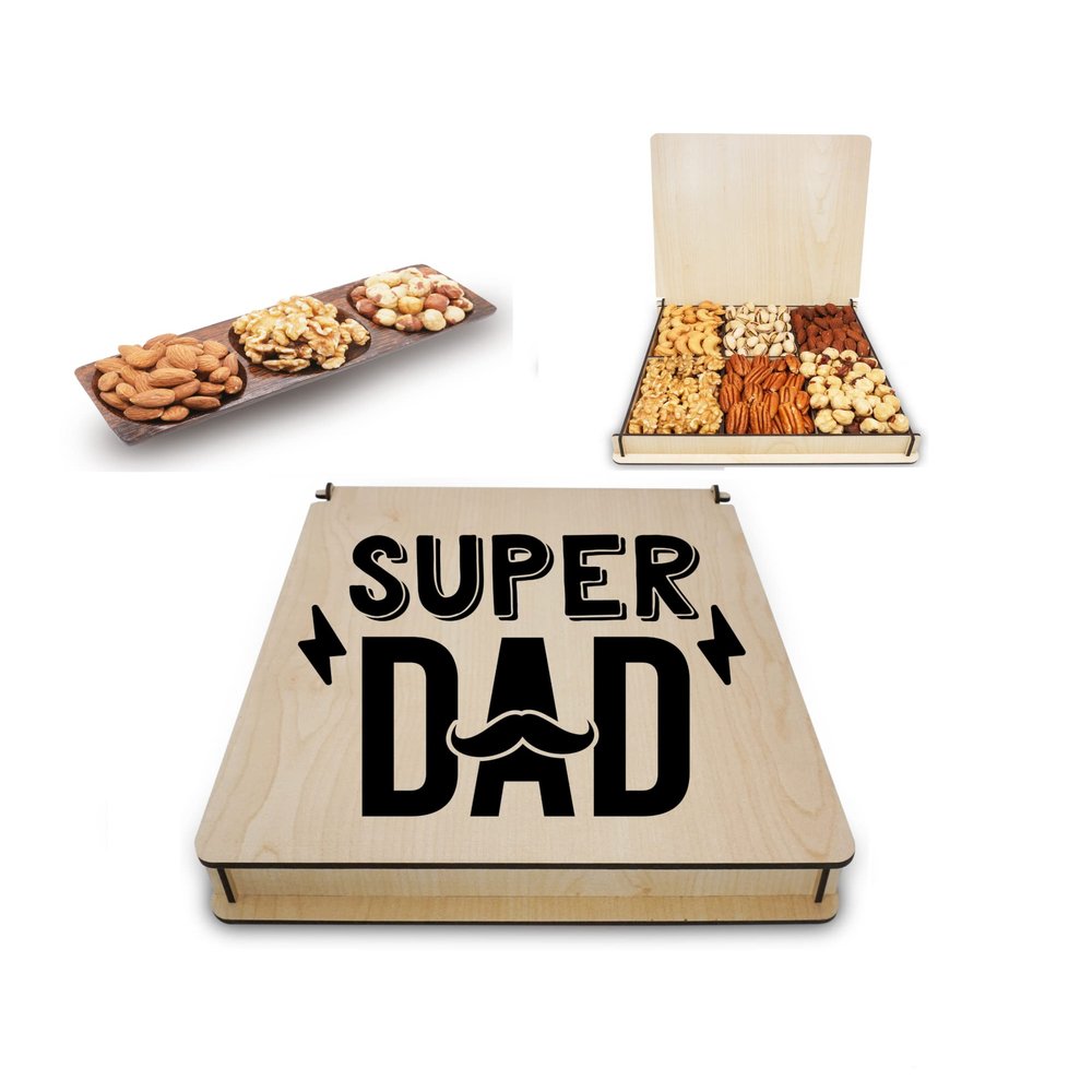 Nuts Gifts Basket Happy Birthday Fathers Day, Dad, Food Tray Delivery For Family Business Corporate Tray Gift - Healthy Kosher Variety Snack Box Sympathy - Holiday