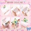 Ctosree 24 Pcs Butterfly Party Favor Boxes Floral Candy Treat Bags Pink Girl Butterfly Gift Paper Box Purple Blue Decor for Princess Birthday Party Baby Shower Supplies view 4