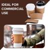 Pantryware Coffee Sleeves for 10-20oz Cups - Case Pack of 1000 CT, Natural Kraft Brown. Pack of 1000 Count view 4