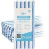 18" MWipes Semi-Disposable Microfiber Mop Pads - Compatible with Swiffer Sweeper - Replacement Flat Mop Heads Compatible with Any Flat Mop System, 25 Pack view 1