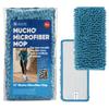 10" Dry & Wet Mucho Mop Pads - Compatible with Swiffer Wet Jet - Replacement Flat Mop Heads - Reusable & Washable Microfiber Mop Pads, 2 Pack view 1