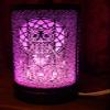 7.25" Tall Owl Design with Multicolor Lights, Aromatherapy, Corded Lamp view 1