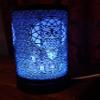 7.25" Tall Owl Design with Multicolor Lights, Aromatherapy, Corded Lamp view 2