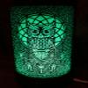 7.25" Tall Owl Design with Multicolor Lights, Aromatherapy, Corded Lamp view 4
