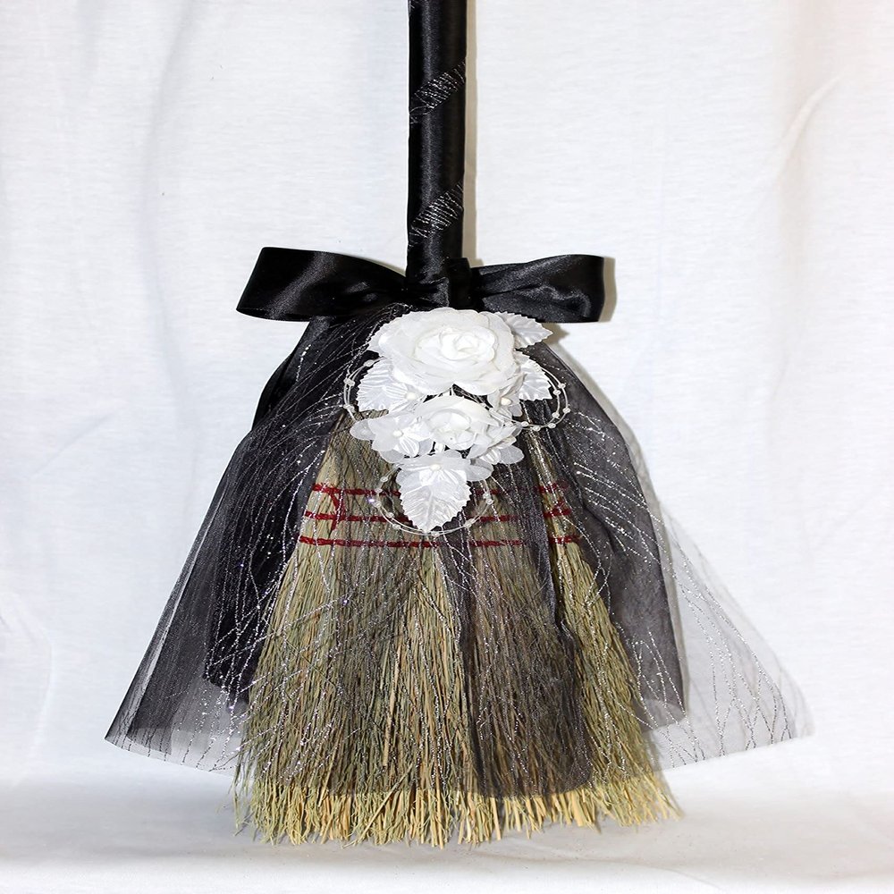 Wedding Ceremony Black and White 34" Jumping The Broom