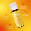 SAGA Surge Organic Energy Shots | Performance Drink | Yerba Mate & Alpha GPC Supplement with CoQ10, Turmeric & Mushrooms | High Bioavailability & Fast Onset | Pre Workout Boost Drink for Focus, Endurance & Performance | Peach Mango 2oz Shots view 3