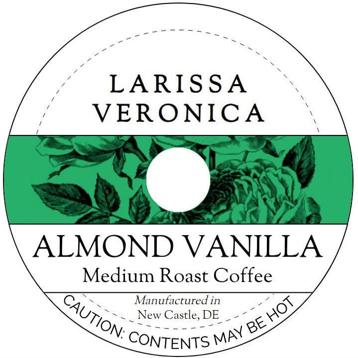 Almond Vanilla Medium Roast Coffee (Single Serve K-Cup Pods) (Gourmet, Naturally Flavored, Whole Coffee Beans) (12 pods, ZIN: 571096) - 3 Pack