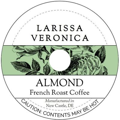 Almond French Roast Coffee (Single Serve K-Cup Pods) (Gourmet, Naturally Flavored, Whole Coffee Beans) (12 pods, ZIN: 571079) - 2 Pack