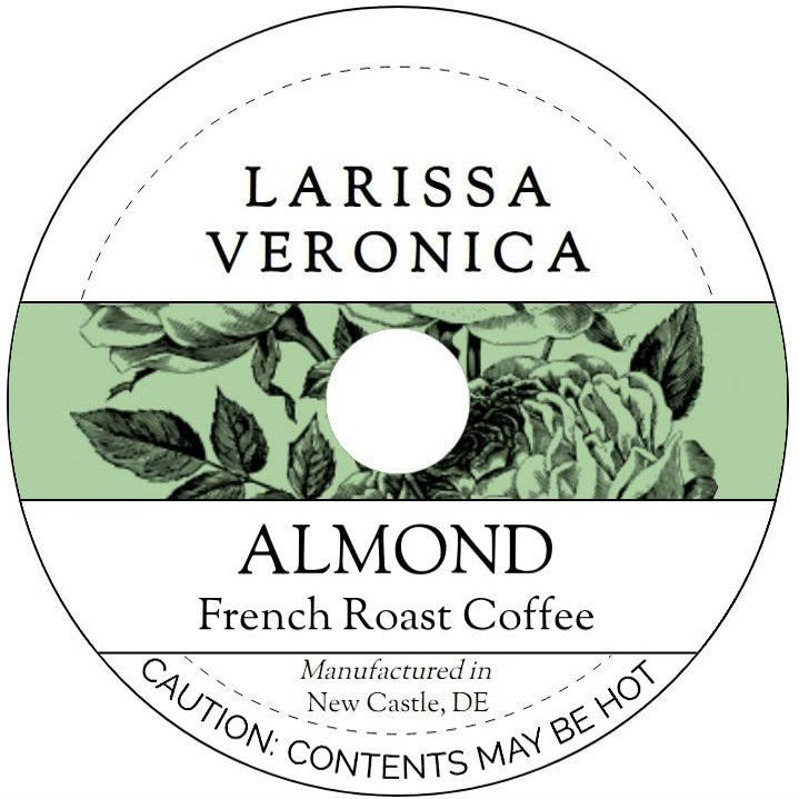 Almond French Roast Coffee (Single Serve K-Cup Pods) (Gourmet, Naturally Flavored, Whole Coffee Beans) (12 pods, ZIN: 571079) - 2 Pack