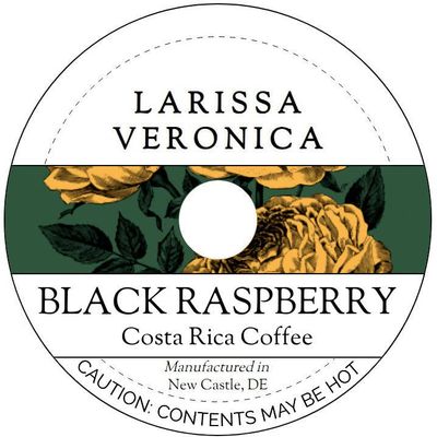 Black Raspberry Costa Rica Coffee (Single Serve K-Cup Pods) (Gourmet, Naturally Flavored, Whole Coffee Beans) (12 pods, ZIN: 571391) - 3 Pack