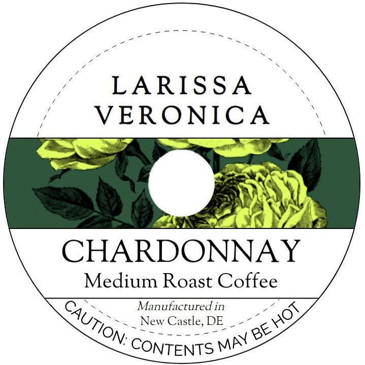 Chardonnay Medium Roast Coffee (Single Serve K-Cup Pods) (Gourmet, Naturally Flavored, Whole Coffee Beans) (12 pods, ZIN: 571864)