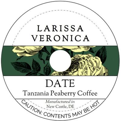 Date Tanzania Peaberry Coffee (Single Serve K-Cup Pods) (Gourmet, Naturally Flavored, Whole Coffee Beans) (12 pods, ZIN: 572529) - 3 Pack