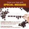 Ganada Korean Chocolate Hangul Alphabet Original Flavor Gift, 10 Pack view 3