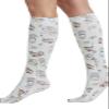 Cherokee Knee High Compression Socks 8-15 mmHg, Lightweight Printed Support Stockings, 1 Pair- COMFORTSUPPORT, Plus, Llama Take A Selfie view 2