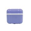 AmeriCan Goods Denture Bath Case Cup Box Holder with Basket, Storage Container Care for Dentures, Clear Braces, Night Guard & Retainers,Traveling (Lavander) view 1