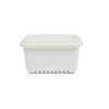 AmeriCan Goods Denture Bath Case Cup Box Holder with Basket, Storage Container Care for Dentures, Clear Braces, Night Guard & Retainers,Traveling (Lavander) view 4