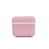 AmeriCan Goods Denture Bath Case Cup Box Holder with Basket, Storage Container Care for Dentures, Clear Braces, Night Guard & Retainers,Traveling (Pink) view 1