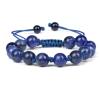 Adjustable Bracelet 8MM Stone Beads Bracelets for Women Men Braided Rope Real Natural Agates Quartzs Stone Yoga Woven Jewelry view 1