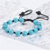 Adjustable Bracelet 8MM Stone Beads Bracelets for Women Men Braided Rope Real Natural Agates Quartzs Stone Yoga Woven Jewelry view 3