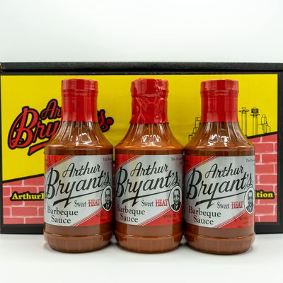 Arthur Bryants BBQ Sauce (Sweet Heat) BBQ Sauce Natural Spicy Flavor Zesty & Hot Barbecue Flavor Best BBQ Sauce for BBQ Lovers (18 Oz, Pack of 3)