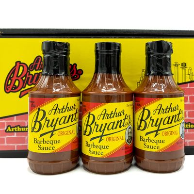 Arthur Bryants BBQ Sauce (Original) BBQ Sauce Natural Flavor Zesty & Bold Barbecue Flavor Best BBQ Sauce for BBQ Lovers (18 Oz, Pack of 3)
